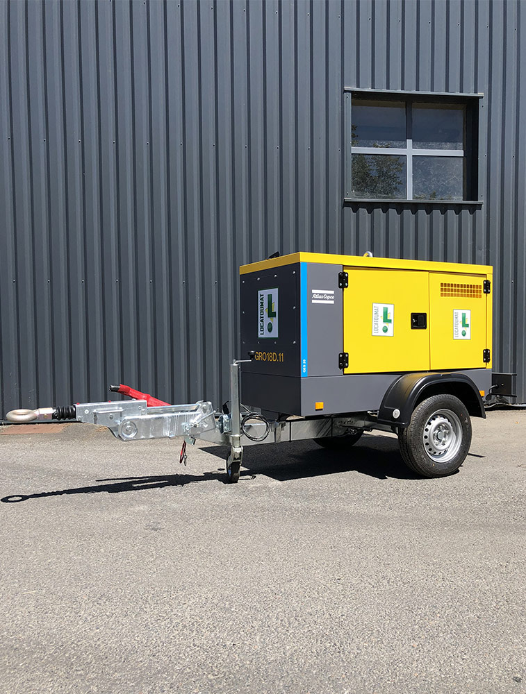 18KVA Generator Set on trailer