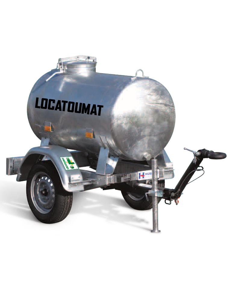 Water tank trailer 1000L