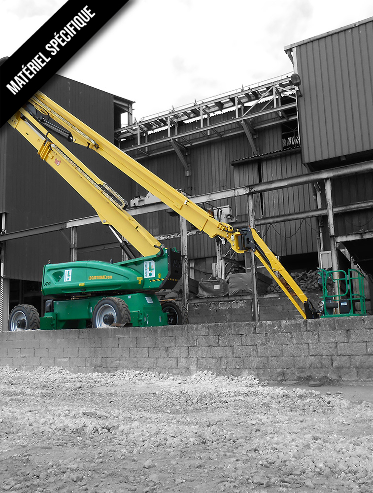 Articulated boom lift 41 m